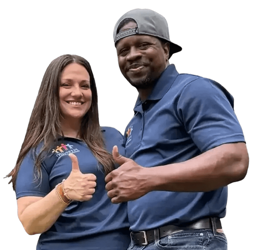 Molly and Jerry Thumbs Up Peerpoint